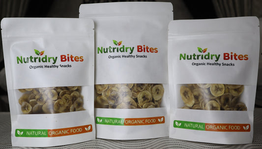 100% Organic Dry Banana Slices