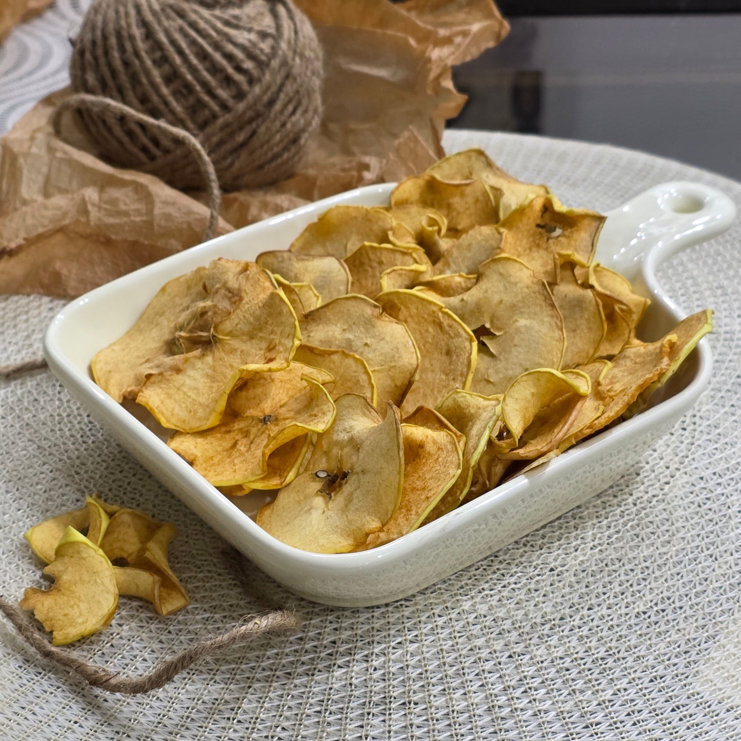 100% Organic Dried Apple Slices Sample
