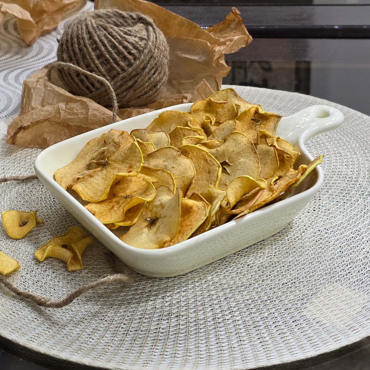 100% Organic Dried Apple Slices