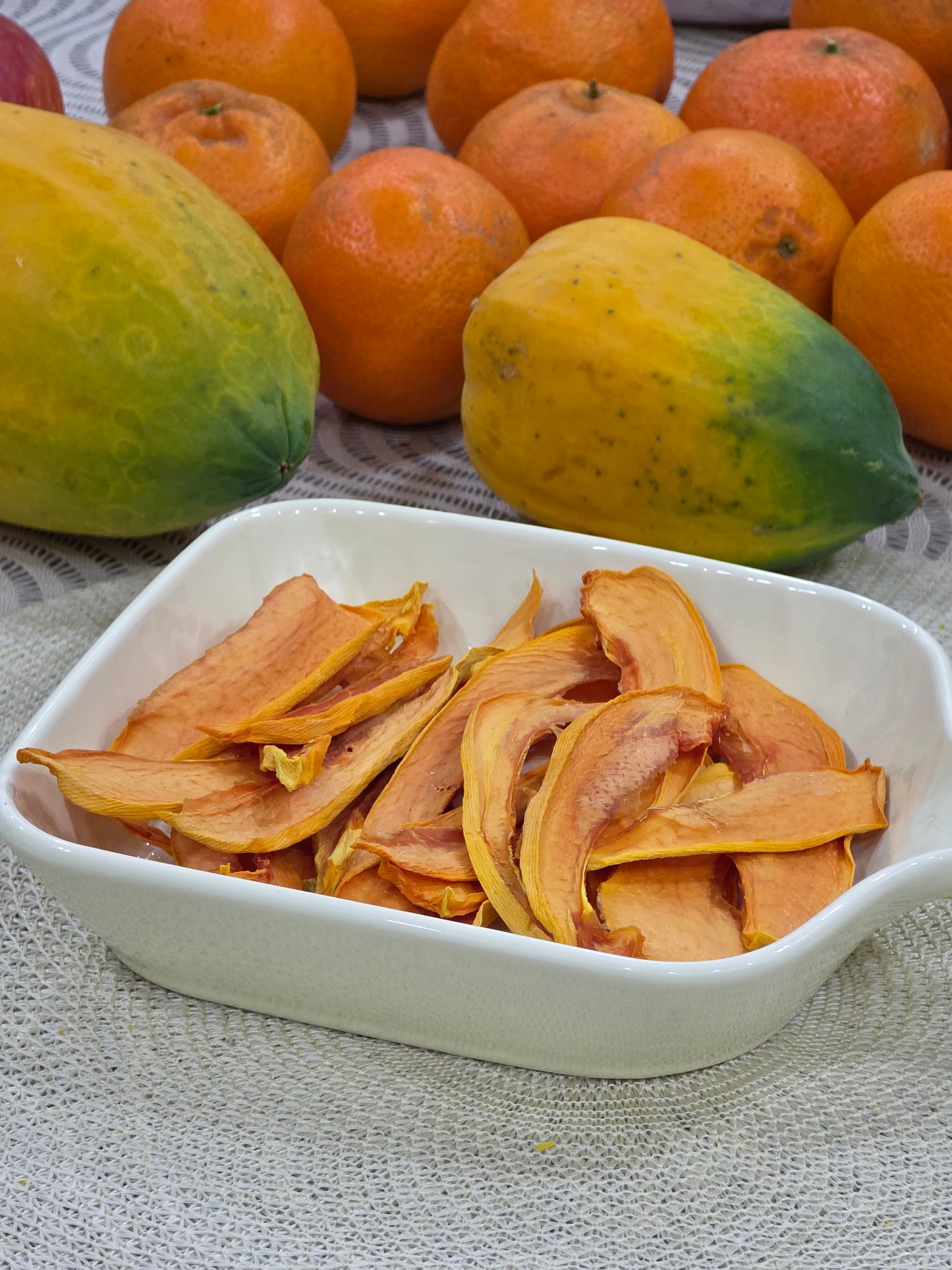 100% Organic Dry Papaya Slices