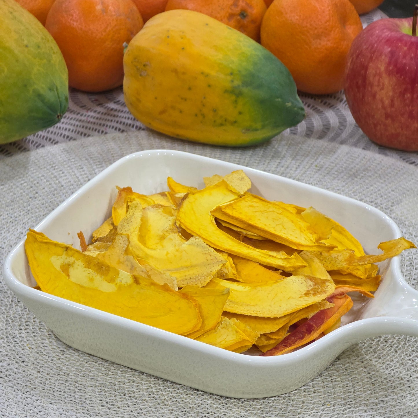 100% Organic Dry Papaya Slices